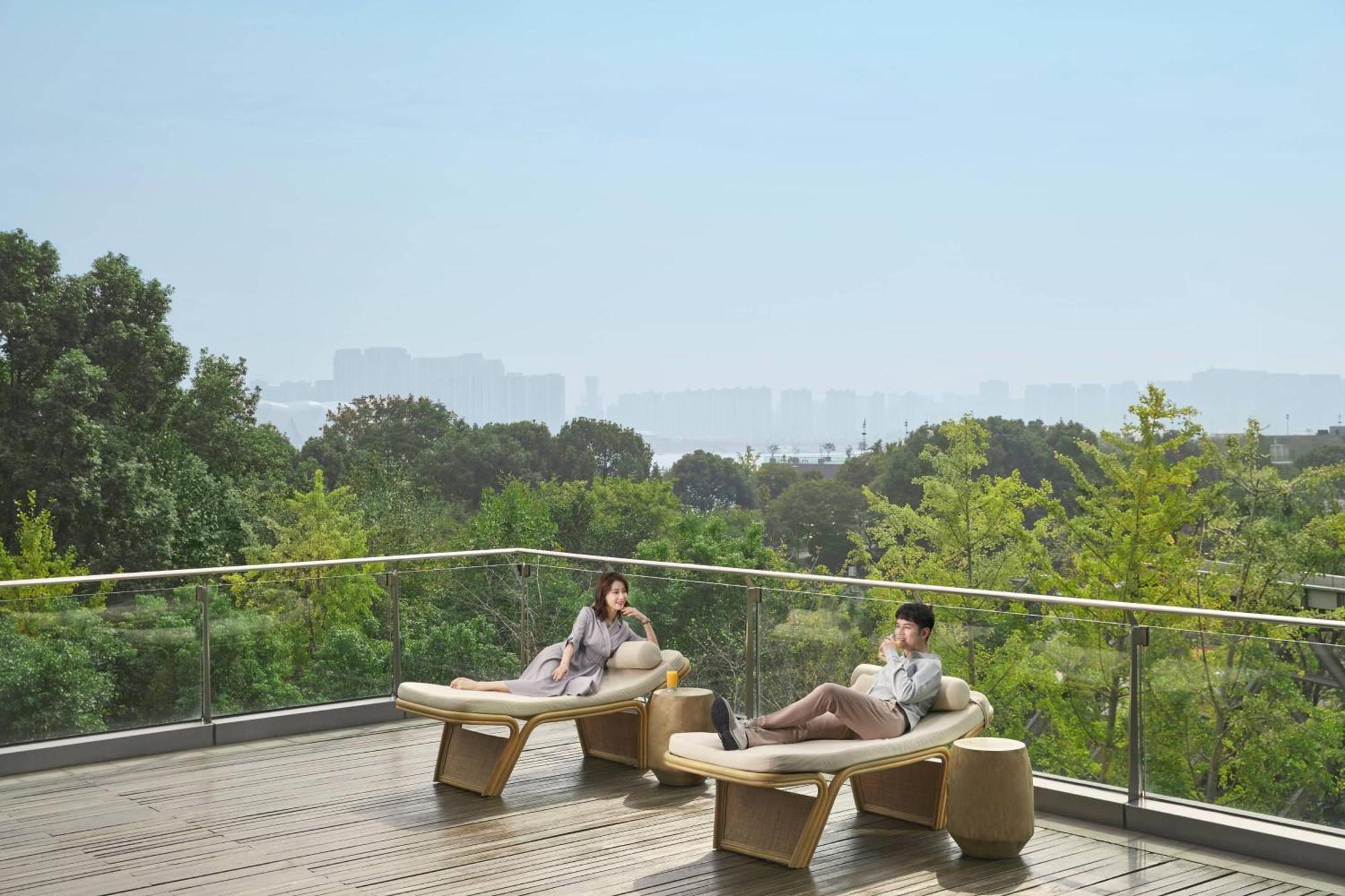 Hangzhou Marriott Hotel Qianjiang Eksteriør billede