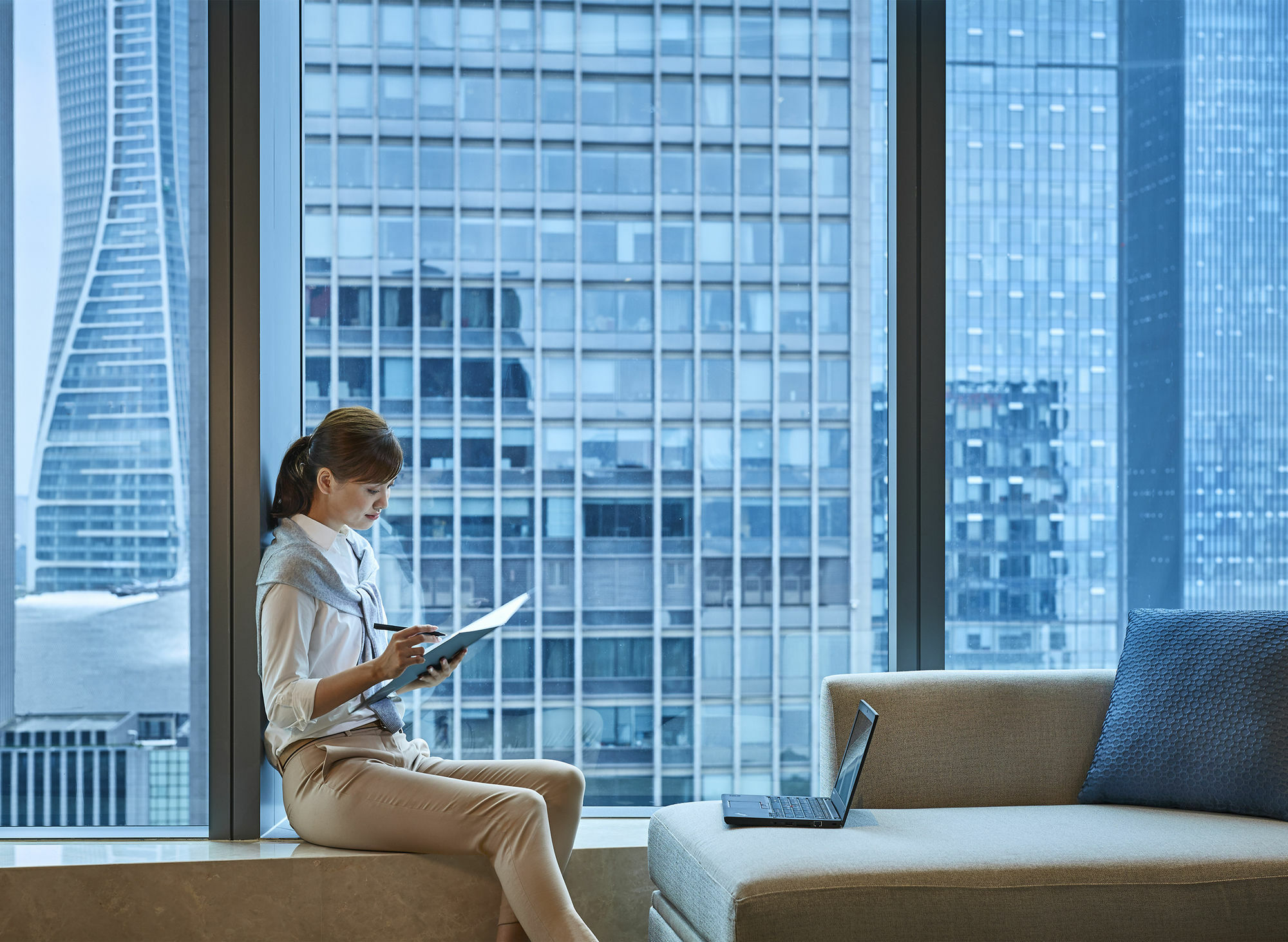 Hangzhou Marriott Hotel Qianjiang Eksteriør billede