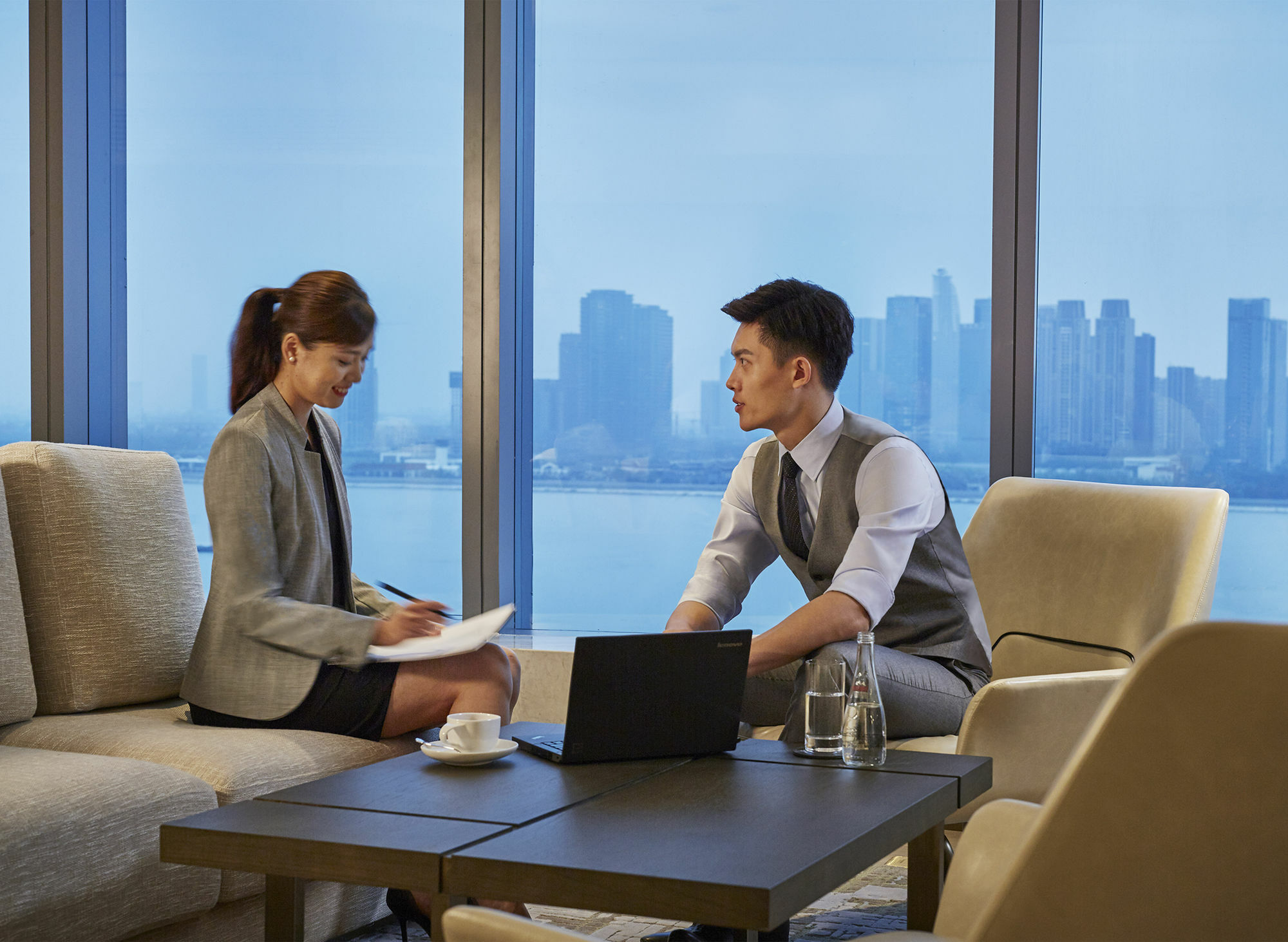 Hangzhou Marriott Hotel Qianjiang Eksteriør billede
